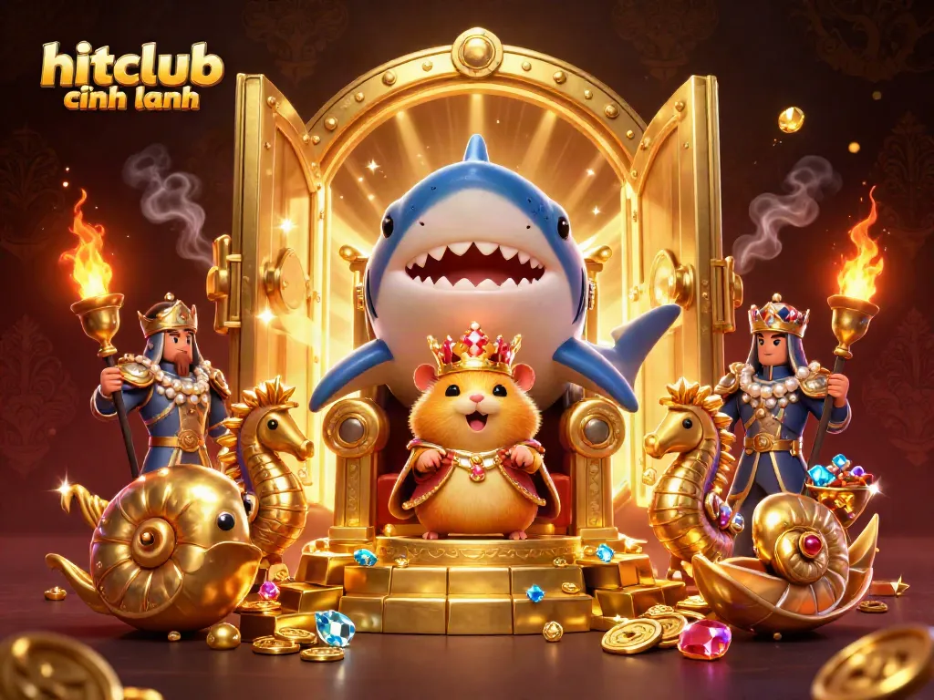 Gameplay action featuring hitclub chính hãng with vibrant visuals and casino elements in a dynamic 3D scene.