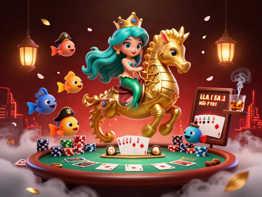 Experience the thrill of Nhà cái F168 with a vibrant mermaid princess casino scene, showcasing exciting gaming elements.